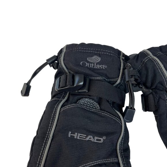 HEAD Outdoor Gloves Mens Small Black Waterproof Breathable - Picture 5 of 14